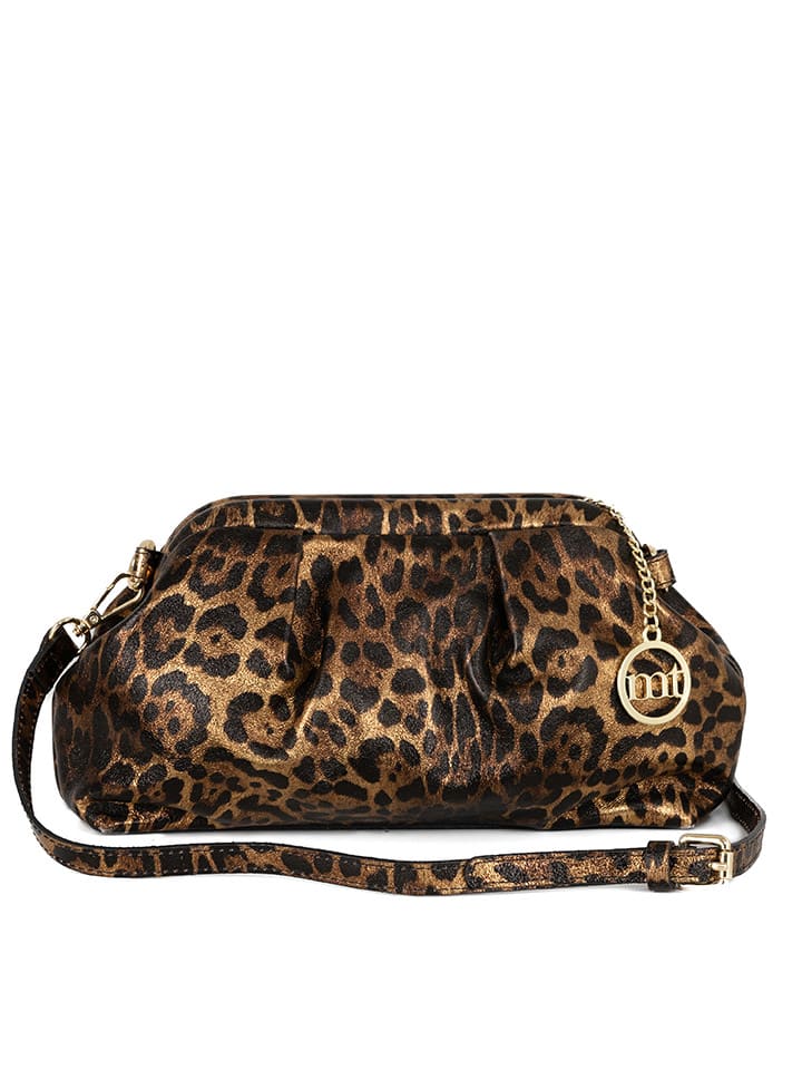 

Кожаная сумка через плечо "Bainsizza" коричневого цвета - (Ш)30 x (В)17 x (Г)10 см Mia Tomazzi