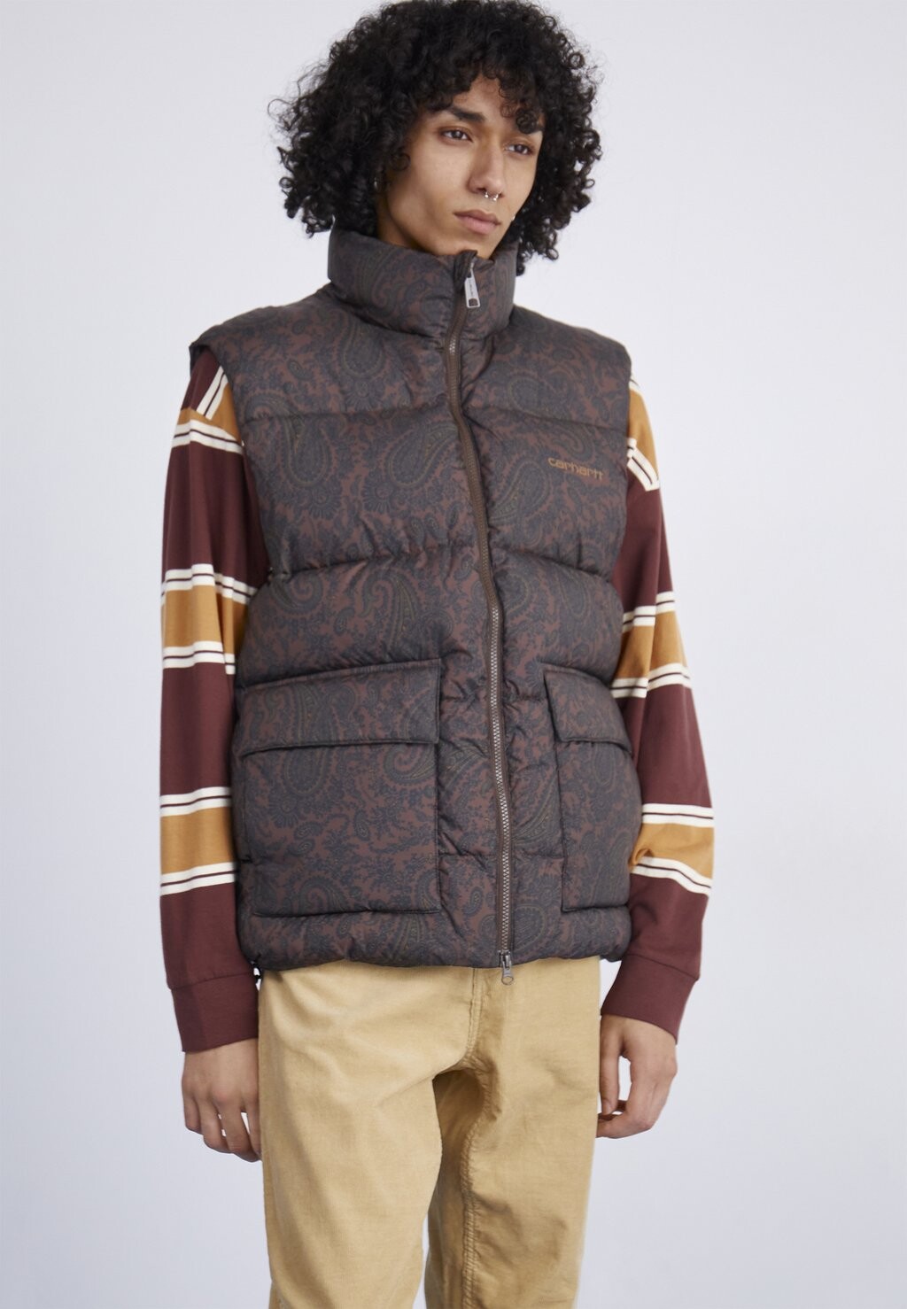 

Жилет Carhartt WIP ЖИЛЕТ SPRINGFIELD, цвет buckeye/black