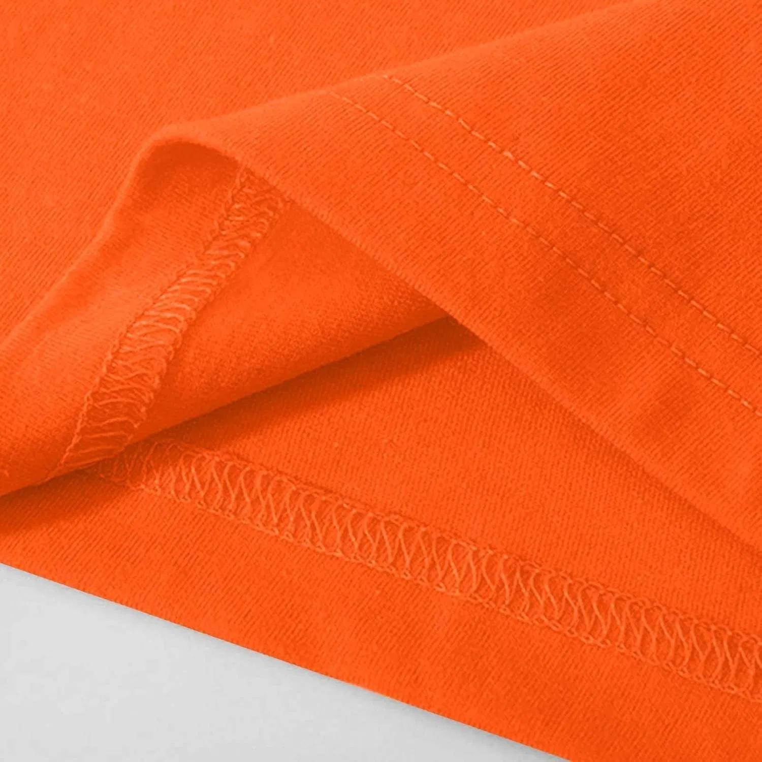Футболка с коротким рукавом, хлопок, бейсбольный принт, Orange — фото 4