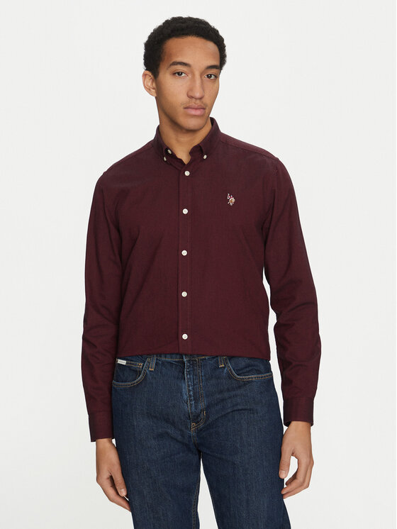 

Рубашка обычного кроя MUP3247 U.S. Polo Assn., красный