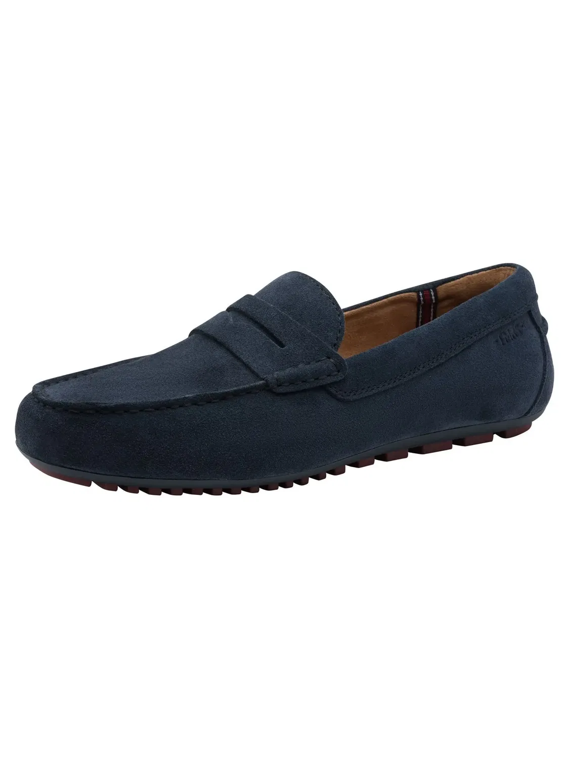 Слипперы из кожи Tamaris, navy