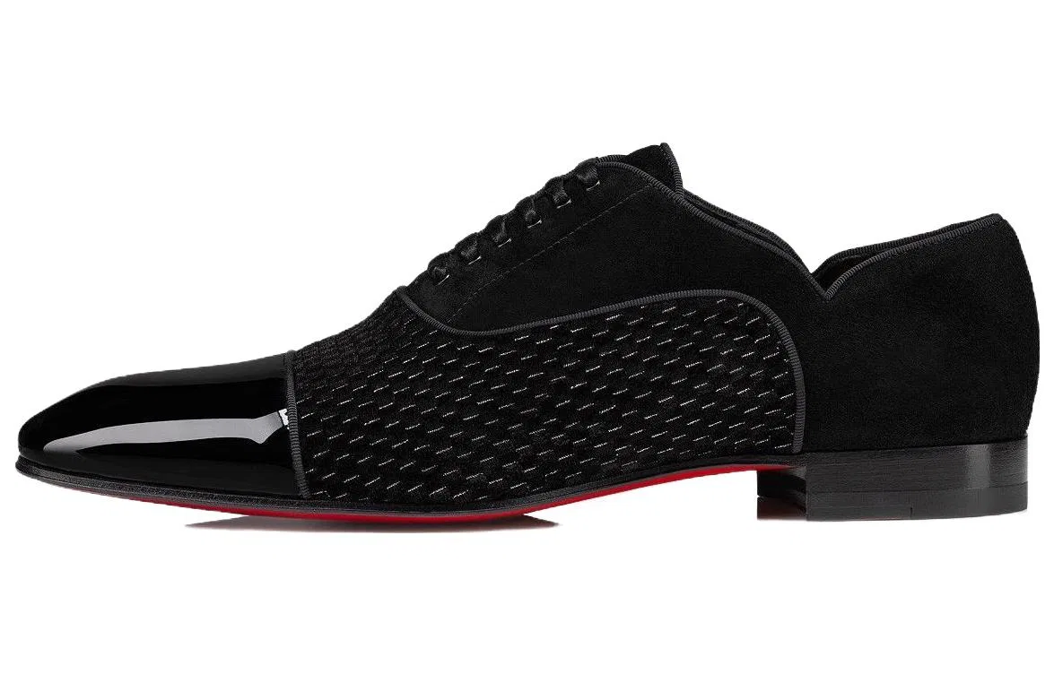 Туфли лакированные черные Christian Louboutin