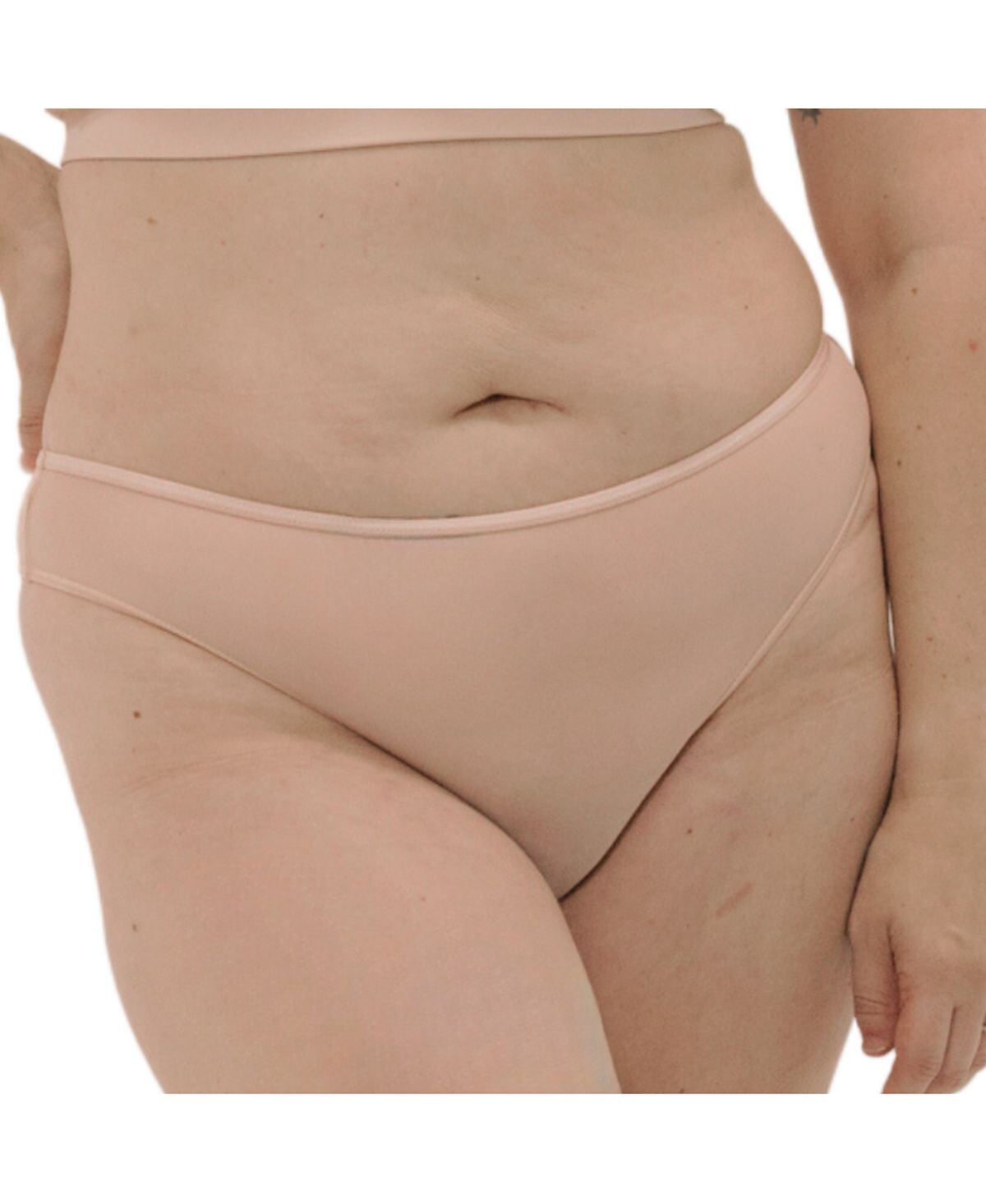 

Стринги из сетки телесного оттенка Naked Rebellion