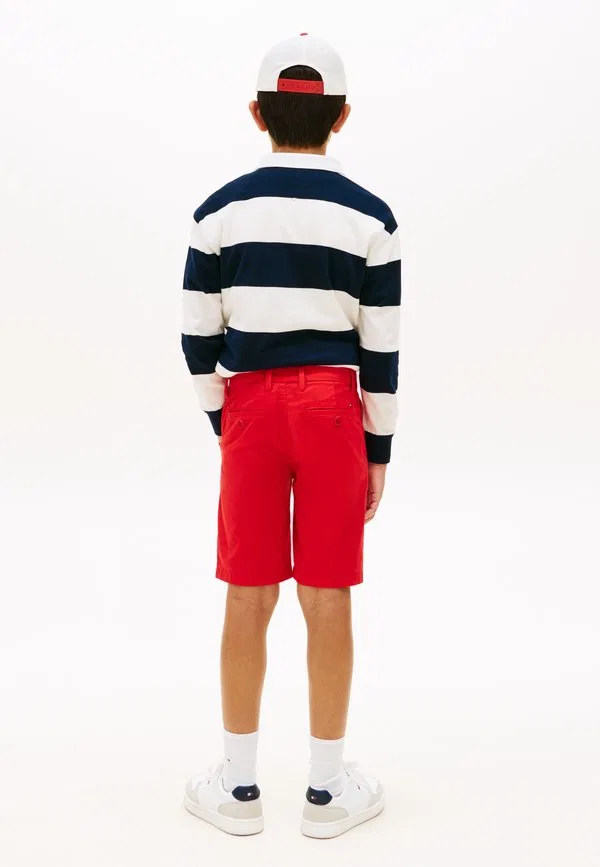 Шорты-Чиносы из саржи 1985 года Tommy Hilfiger, Rapid Red — фото 3