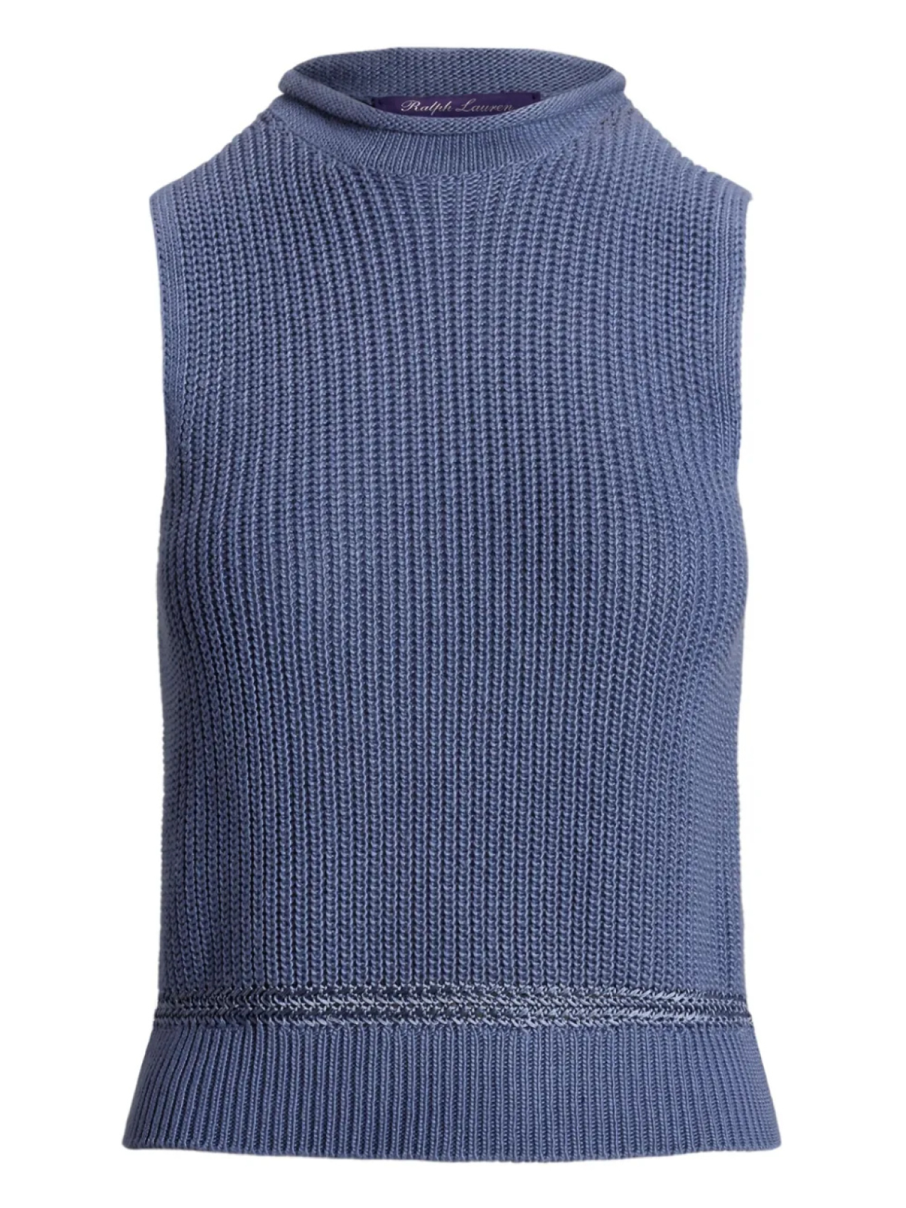 

Топ из трикотажного ребра Ralph Lauren Collection, синий
