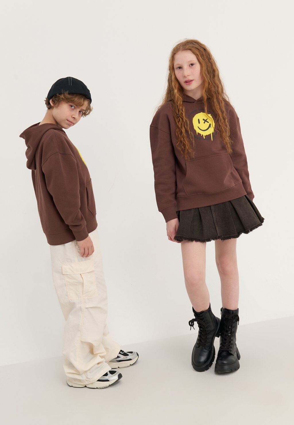 Толстовка UNISEX Yourturn Kids, цвет brown — фото 4