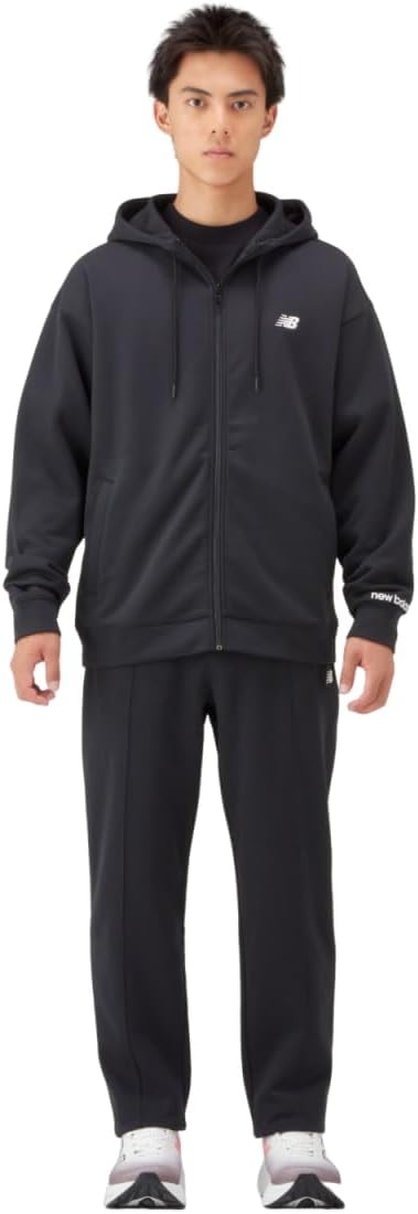 

Мужская толстовка New Balance AMJ53174 из двойной вязки, на флисовой подкладке, черный