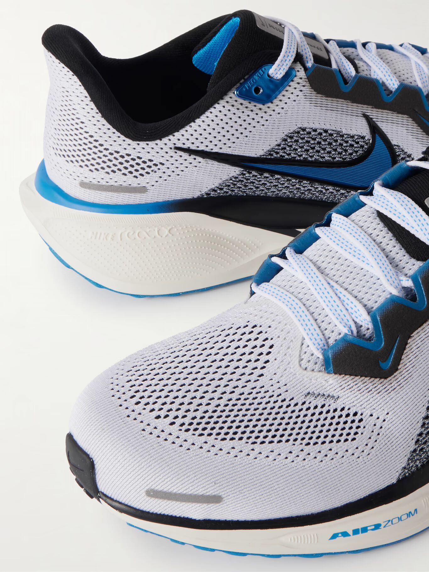 

Кроссовки Air Zoom Pegasus 41 с резиновой отделкой из сетки NIKE RUNNING, белый