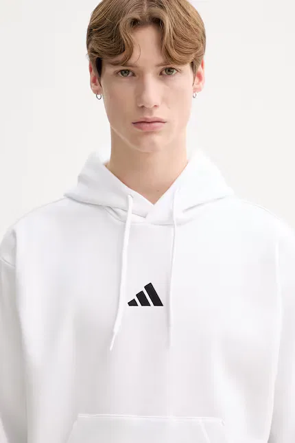 Худи Feelcozy Adidas, белый — фото 4