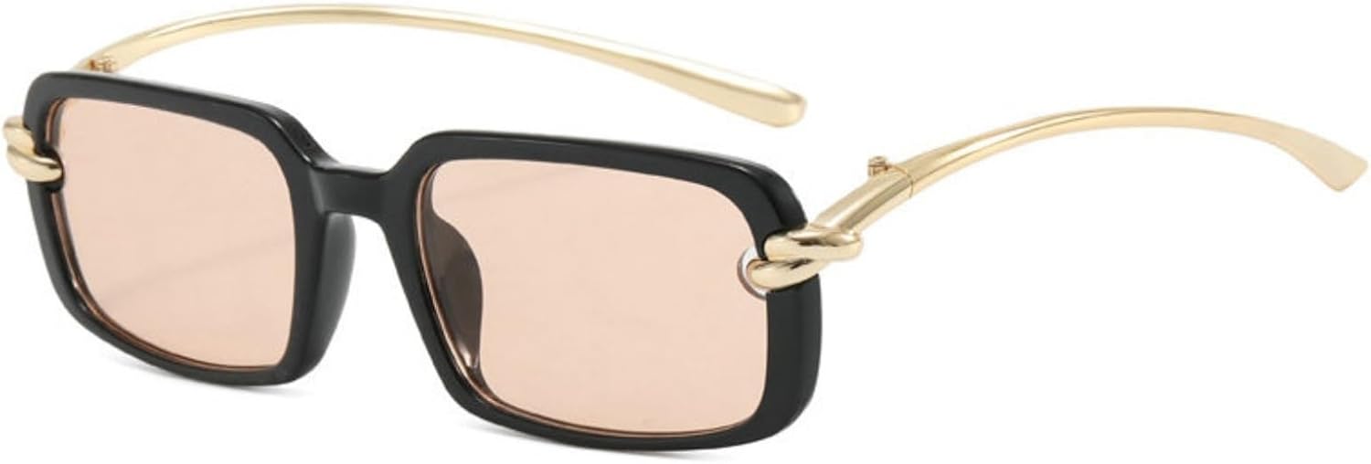 

Солнцезащитные очки Willochra в стиле ретро, ​​прямоугольные, для женщин и мужчин, винтажные, с маленькой квадратной металлической оправой, в стиле 90-х, модные, узкие, C2