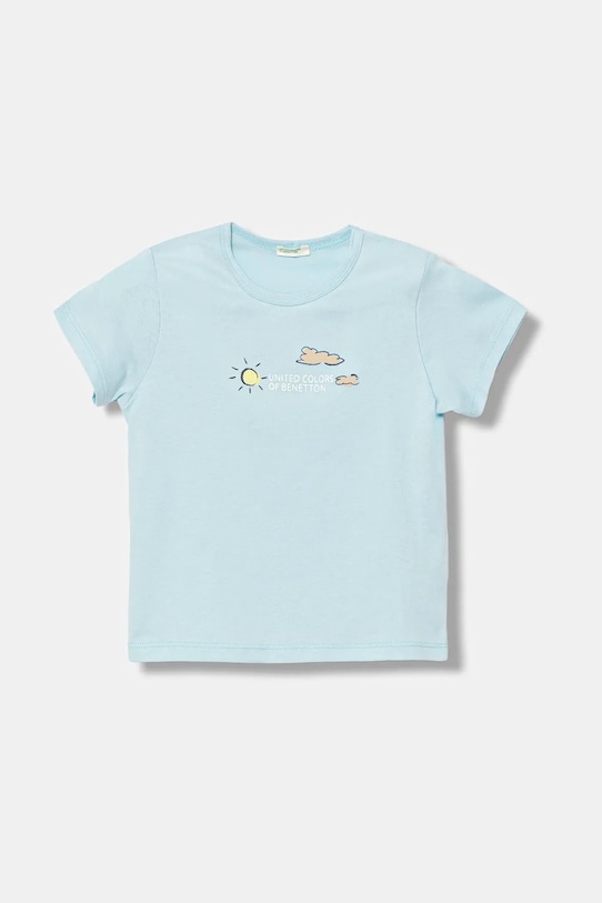 

Хлопковая футболка для малышей United Colors Of Benetton, синий