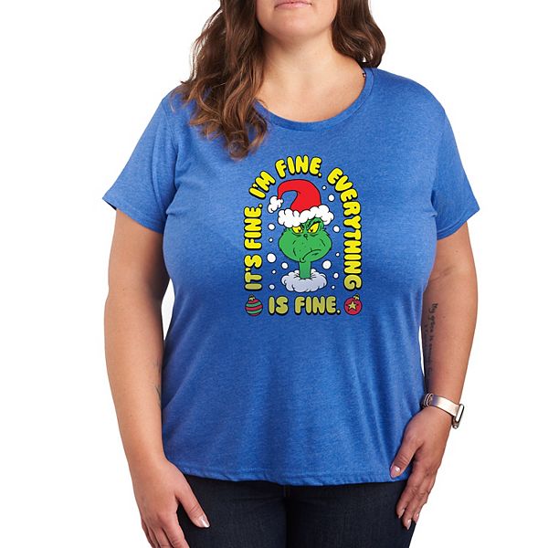 

Футболка с принтом "Plus everything is fine" Dr. Seuss, Blue, Синий, Футболка с принтом "Plus everything is fine" Dr. Seuss, Blue