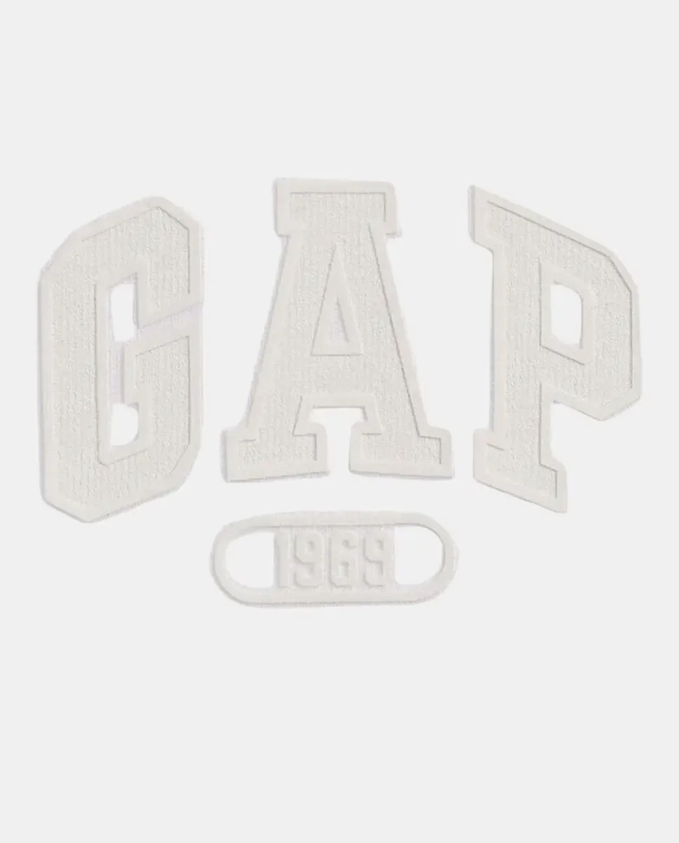 Базовая футболка с коротким рукавом с логотипом для мальчика Gap, белый — фото 3