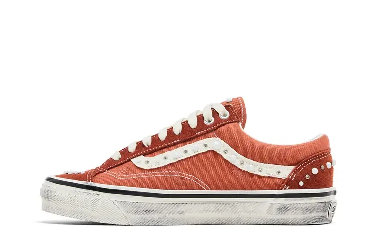 Кроссовки Vans Old Skool 36, коричневый — фото 3