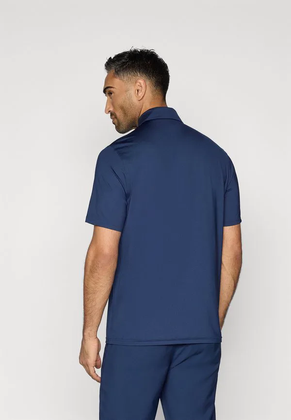 Однотонная рубашка поло Nike Golf, College Navy/White — фото 3