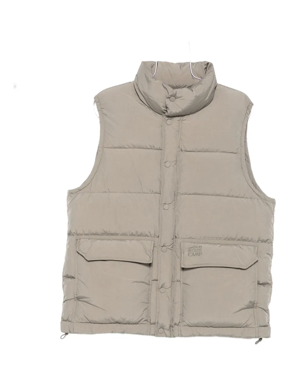 

Дутый жилет Maison Kitsuné, серый