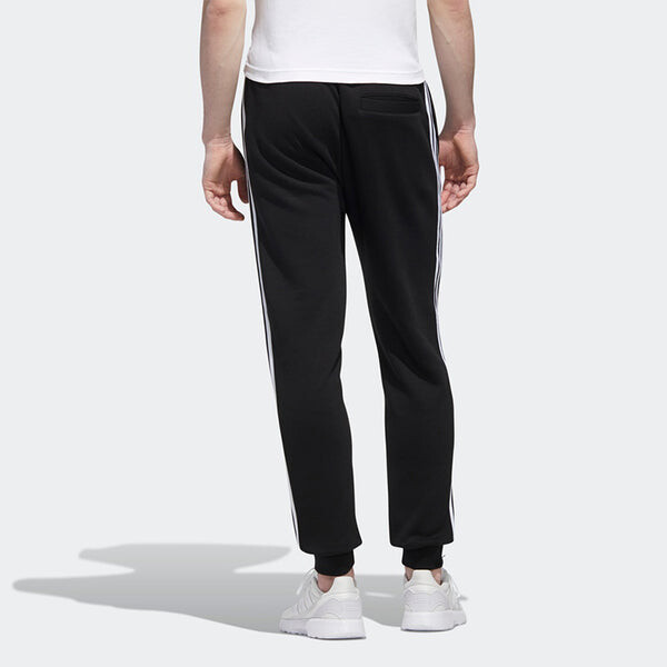 Спортивные штаны adidas neo M ESNTL 3S TP Bundle Feet Casual Sports Long Pants Black, черный — фото 4