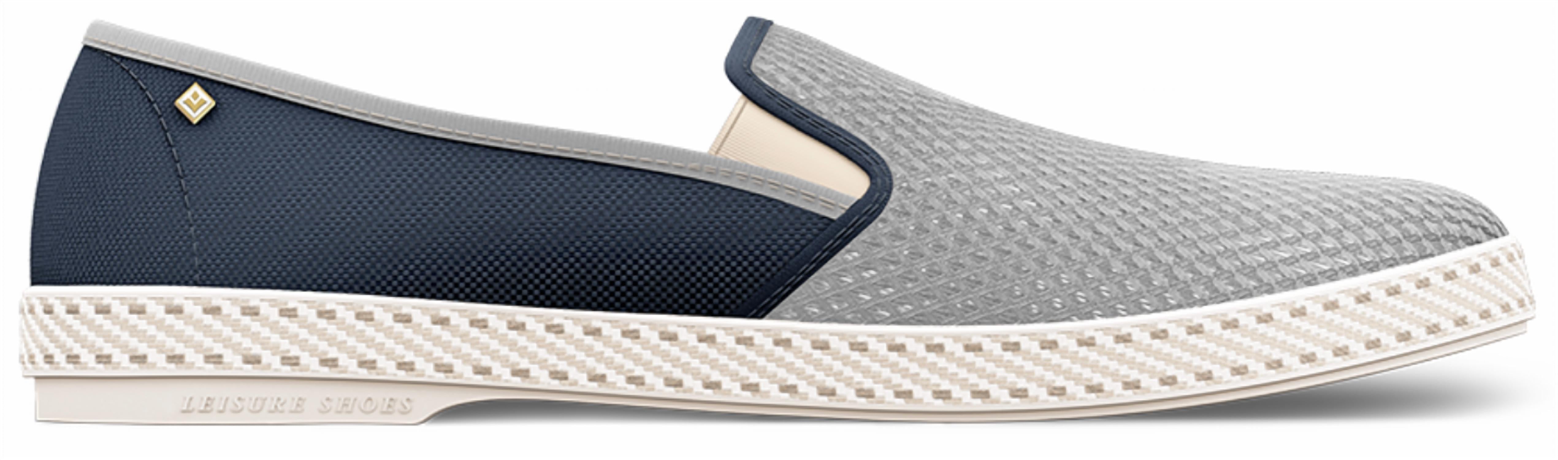 Женские классические туфли-лодочки Maltese Falcon Slip On серого цвета Rivieras — фото 2