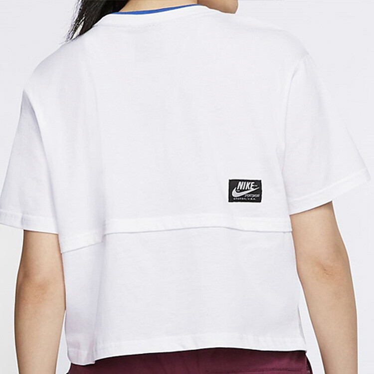 Футболка Nike Regular Fit Short Sleeve CJ2041-100, белый — фото 4