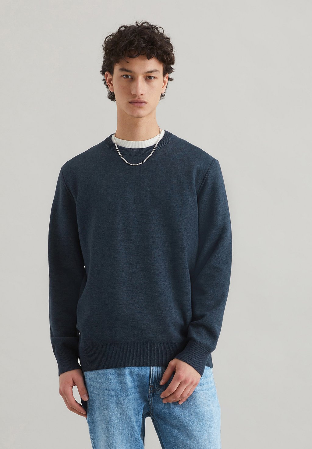 

Джемпер LOOSE IN DOUBLE-FACE-QUALITÄT Marc O'Polo DENIM, синий