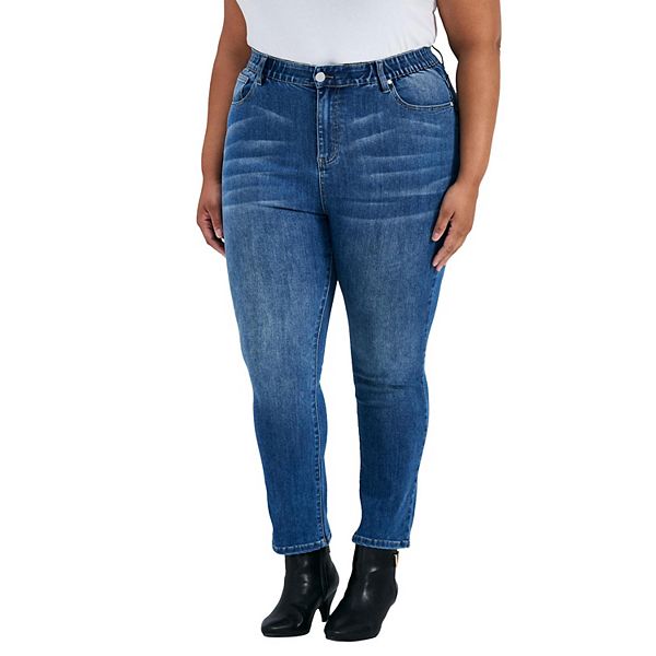 

Женские джинсы Jena Skinny plus size Avenue, Mid Wash
