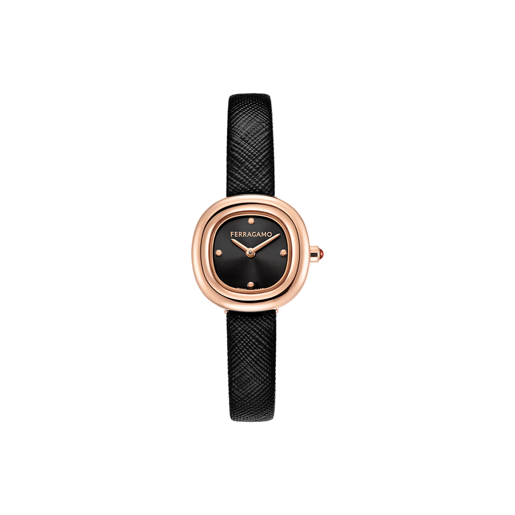 

Ferragamo Часы Bracelet Series Wrist Watch Quartz Movement 25mm Black Dial Women's Watch Box Limited Edition, Black