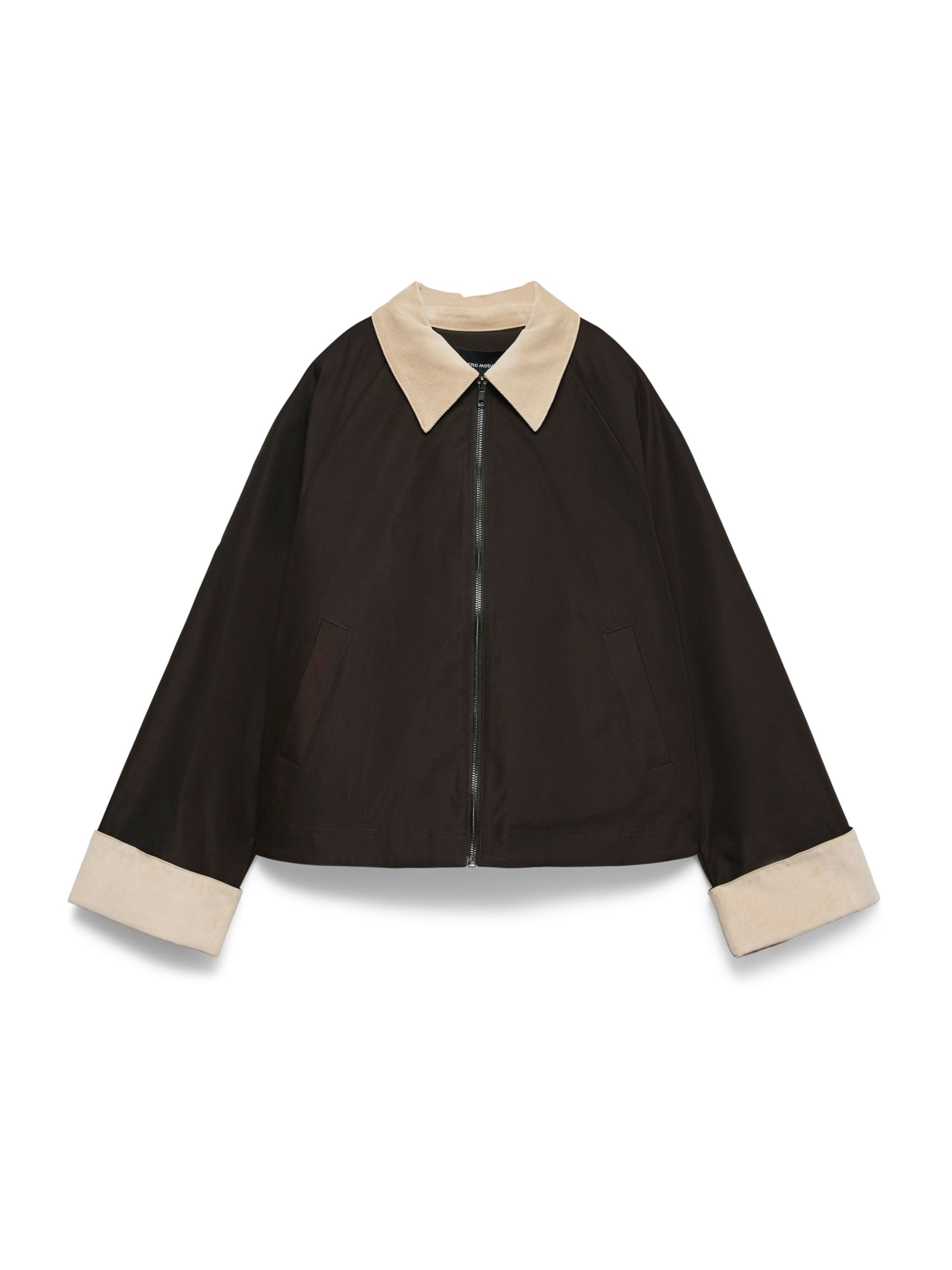 

VERO MODA Межсезонная куртка 'VMVICKY' в цвете Chocolate, Cappuccino