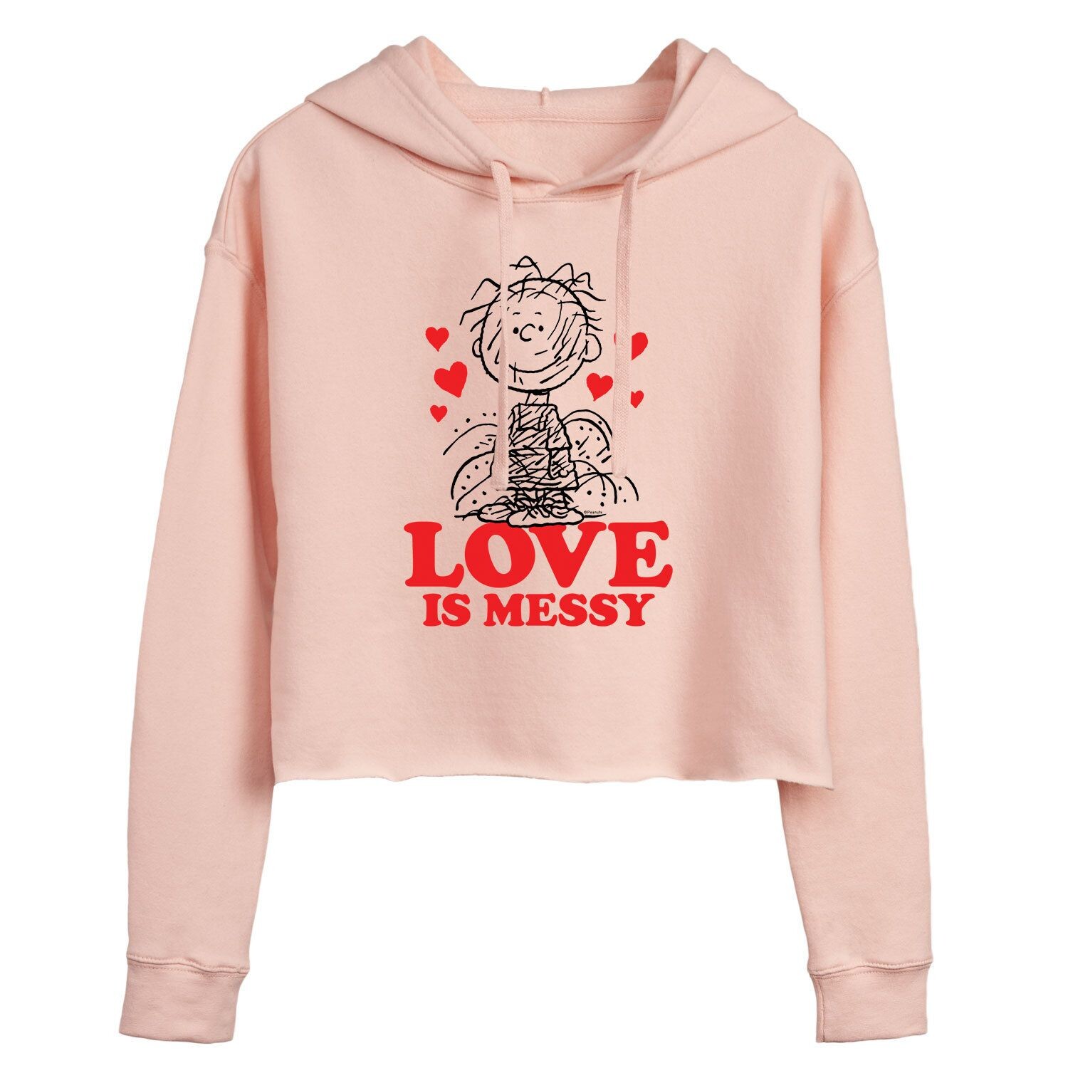 

Укороченная толстовка с капюшоном для юниоров Peanuts Pigpen "Love Is Messy" Licensed Character