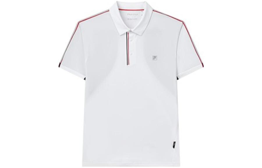 

Рубашка поло мужская белая Fila, цвет Jade White