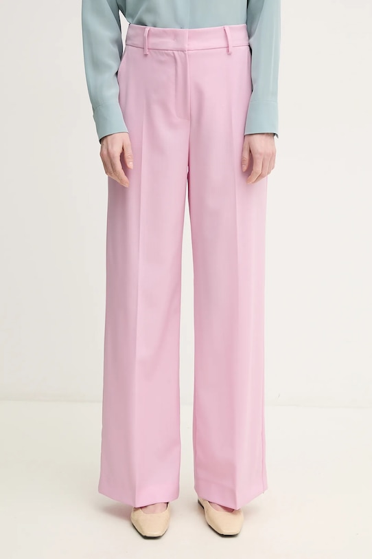 

Шерстяные брюки Weekend Max Mara, фиолетовый