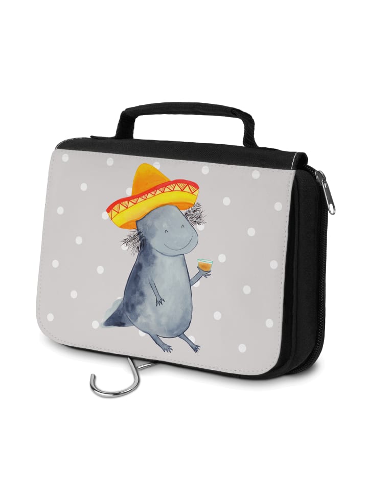 

Mr. & Mrs. Panda Косметичка Axolotl Tequila без надписи, пастельно-серого цвета