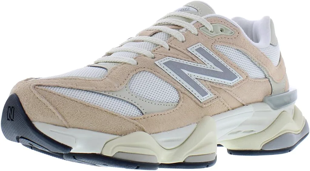 Кроссовки New Balance 9060 для мужчин, розовый/белый