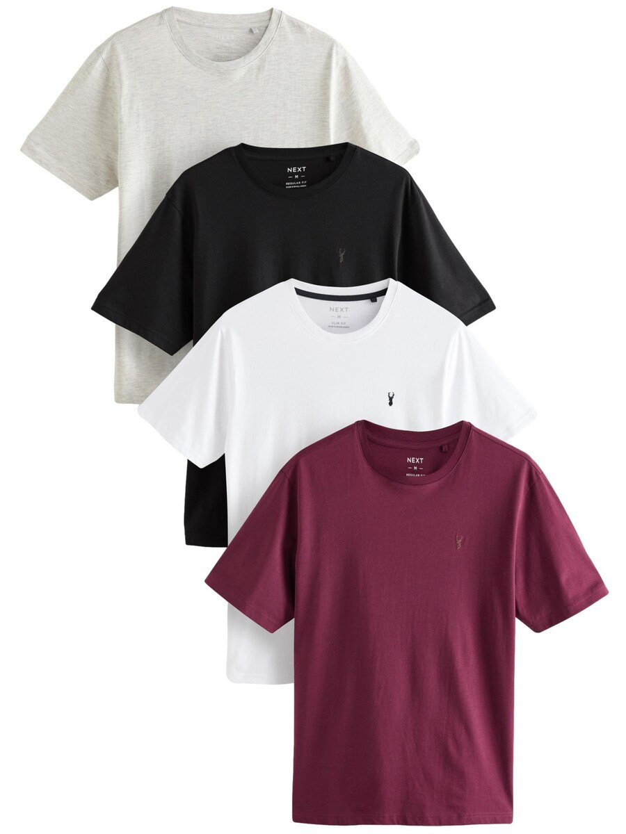 

Рубашка Next, цвет mottled grey/Berry/Black/White
