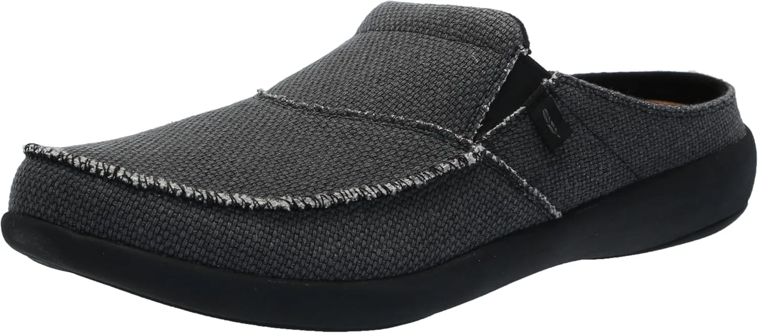 Мужские холщовые тапочки REVITALIGN Siesta, Black