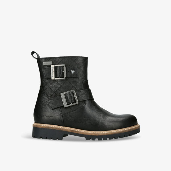 

Кожаные ботинки с пряжками Bramble Barbour, черный