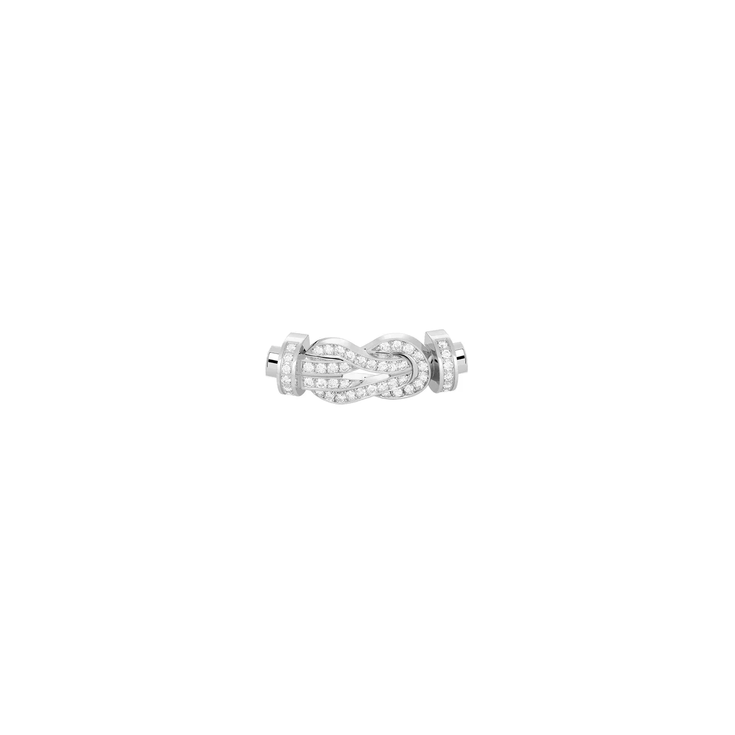 Пряжка Chance Infinie из белого золота с бриллиантами, модель Large - 0B0103 FRED, черный