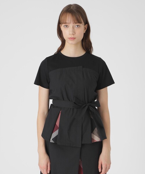 

Топ-бюстье комбинированное, быстросохнущее, приятное на ощупь BLUE LABEL CRESTBRIDGE, черный