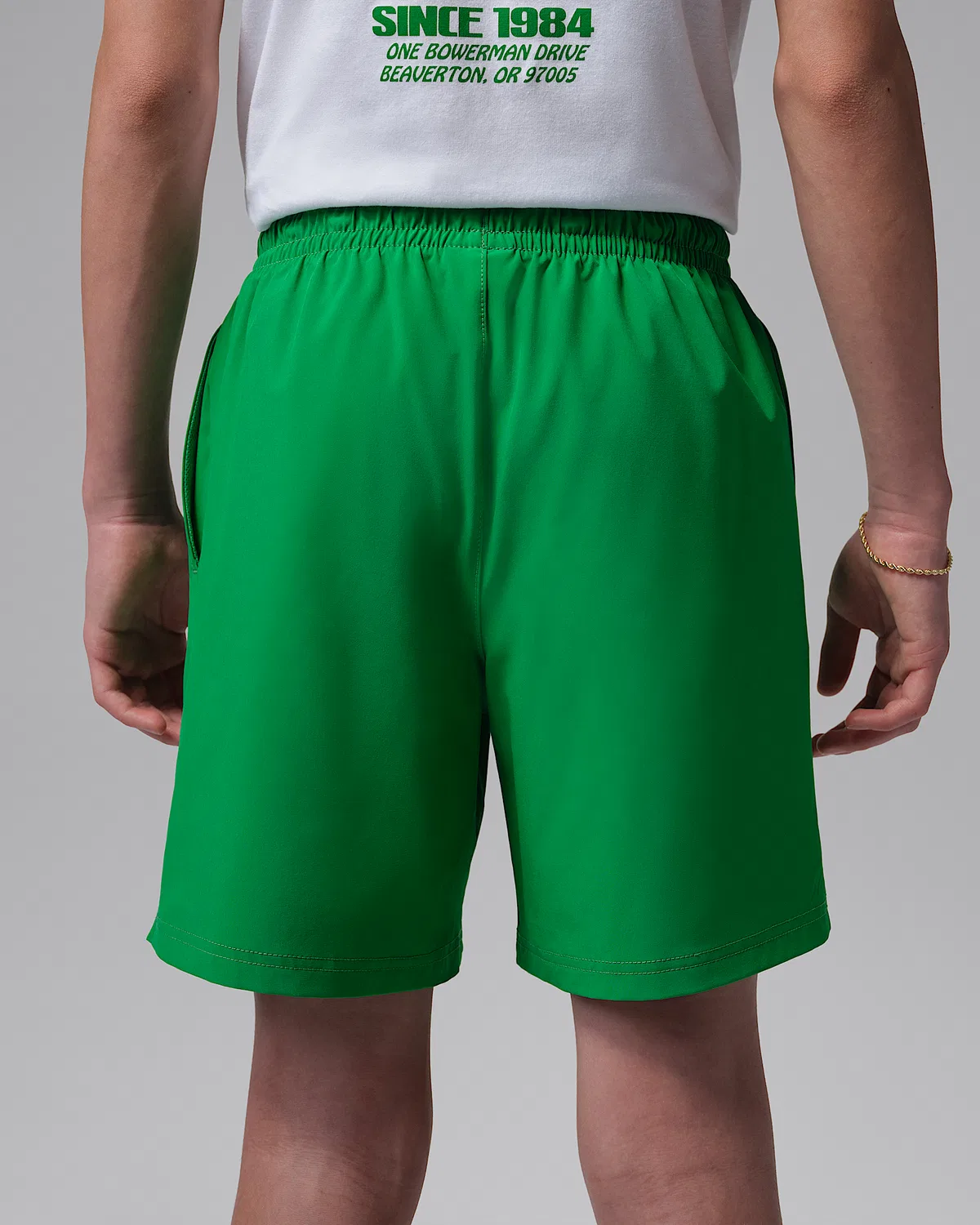 Детские шорты Jordan Jumpman Woven Play, Lucky Green — фото 3