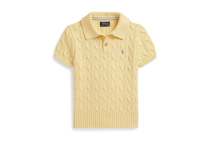 Свитер с кабельным узором Polo Ralph Lauren Kids, T Bird Yellow