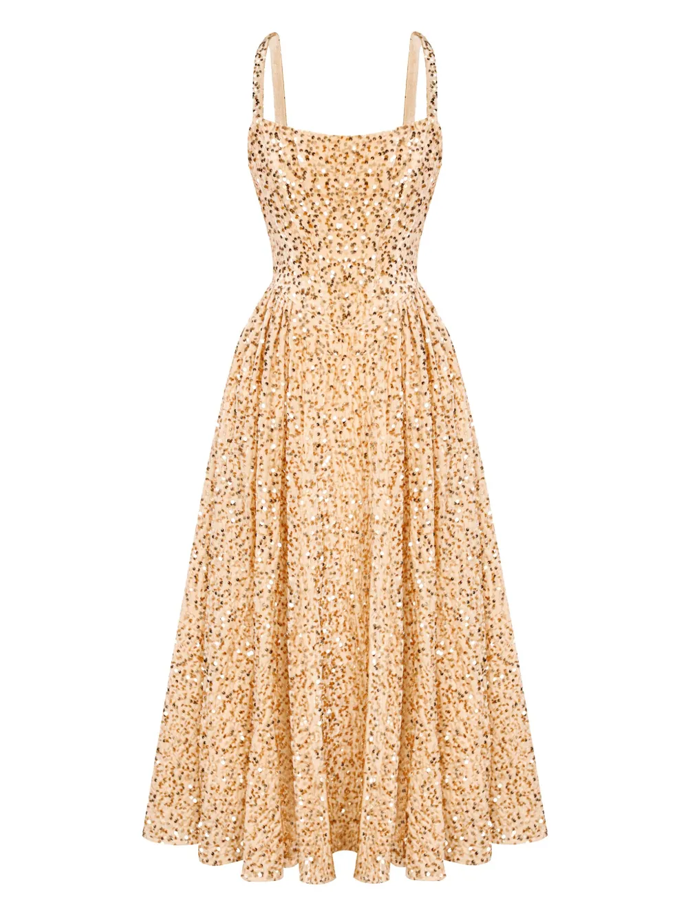 

Платье миди с пайетками Post Meridiem, нейтральный