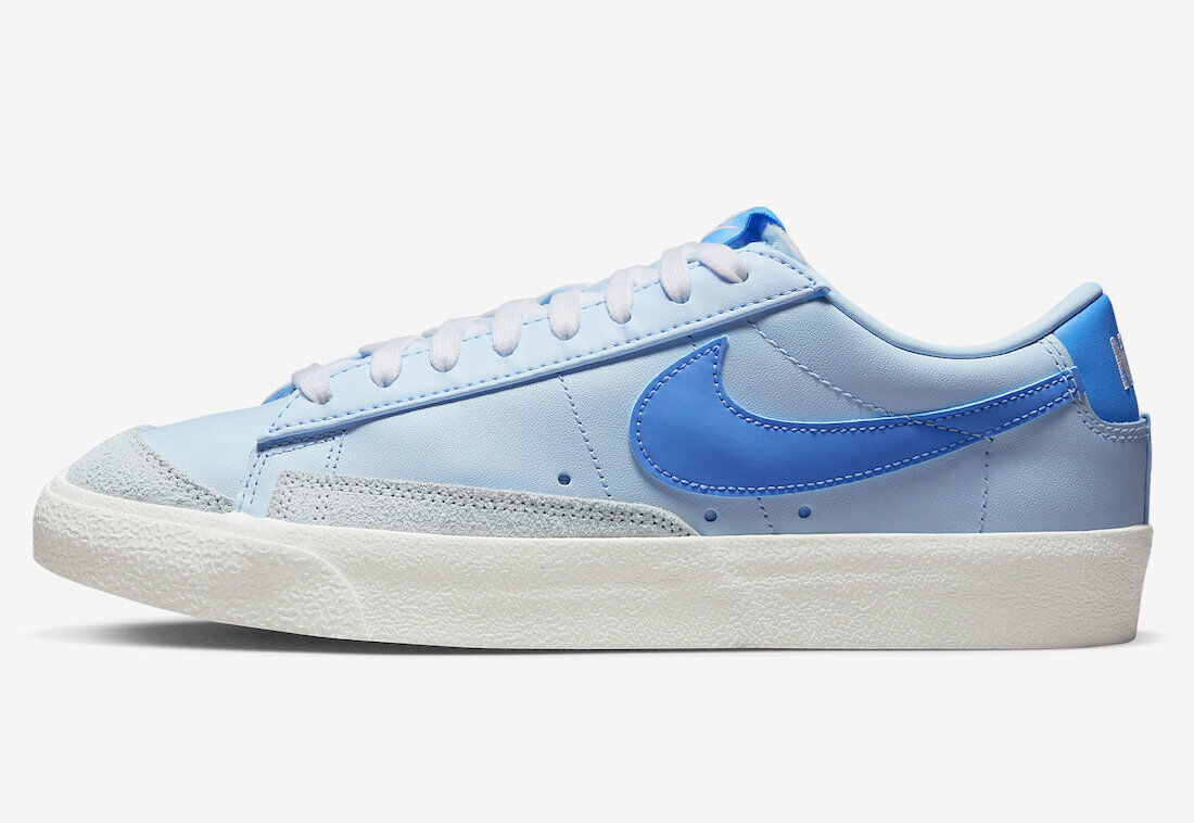 Nike Blazer Low '77 Vintage FD0281-400 мужские кроссовки в цвете небесно-голубой/парус/белый JC994 (размер 8.5) Greenline Gear — фото 3