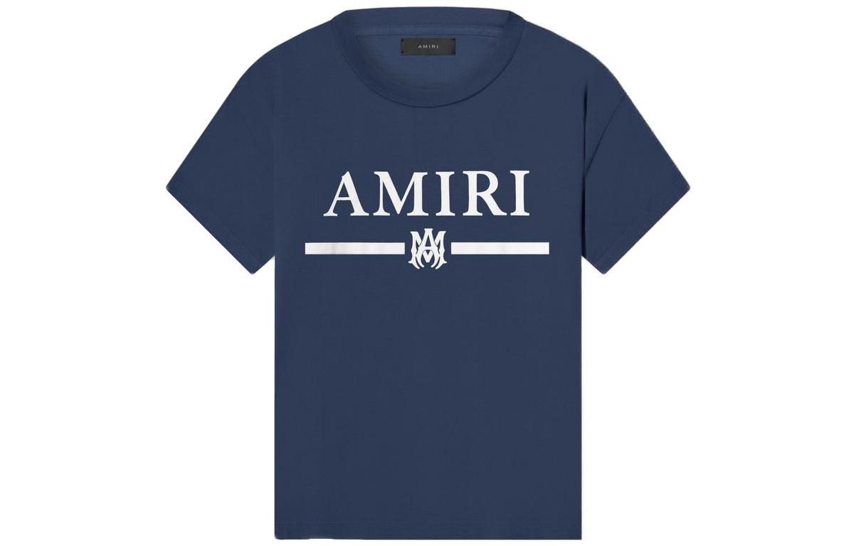 

Футболка Bar AMIRI, синяя