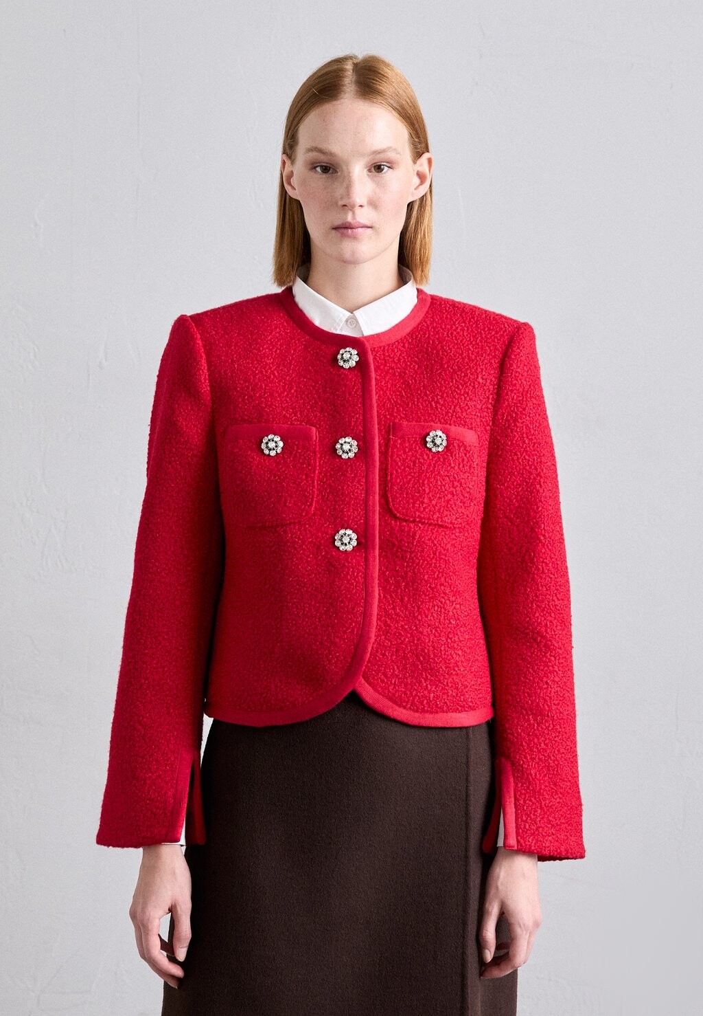 

Блейзер JUNIA JACKET Cinq à Sept, красный