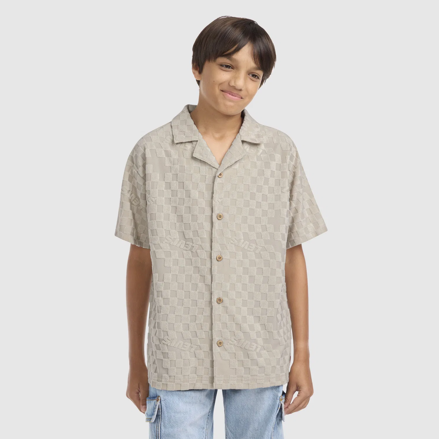 Вязаная походная рубашка для мальчиков 8-20 лет Levi's, Brown — фото 2