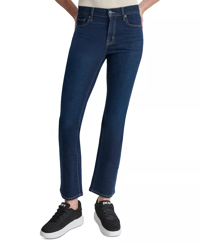 

Джинсы Bootcut с высокой талией Petite DKNY Jeans, синий