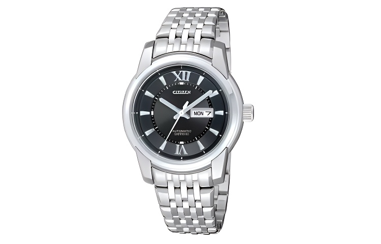 

CITIZEN Часы Mechanical Watch Series Automatic Mechanical Movement Stainless Steel Watchband Watch Women's Watch Black Dial, Black