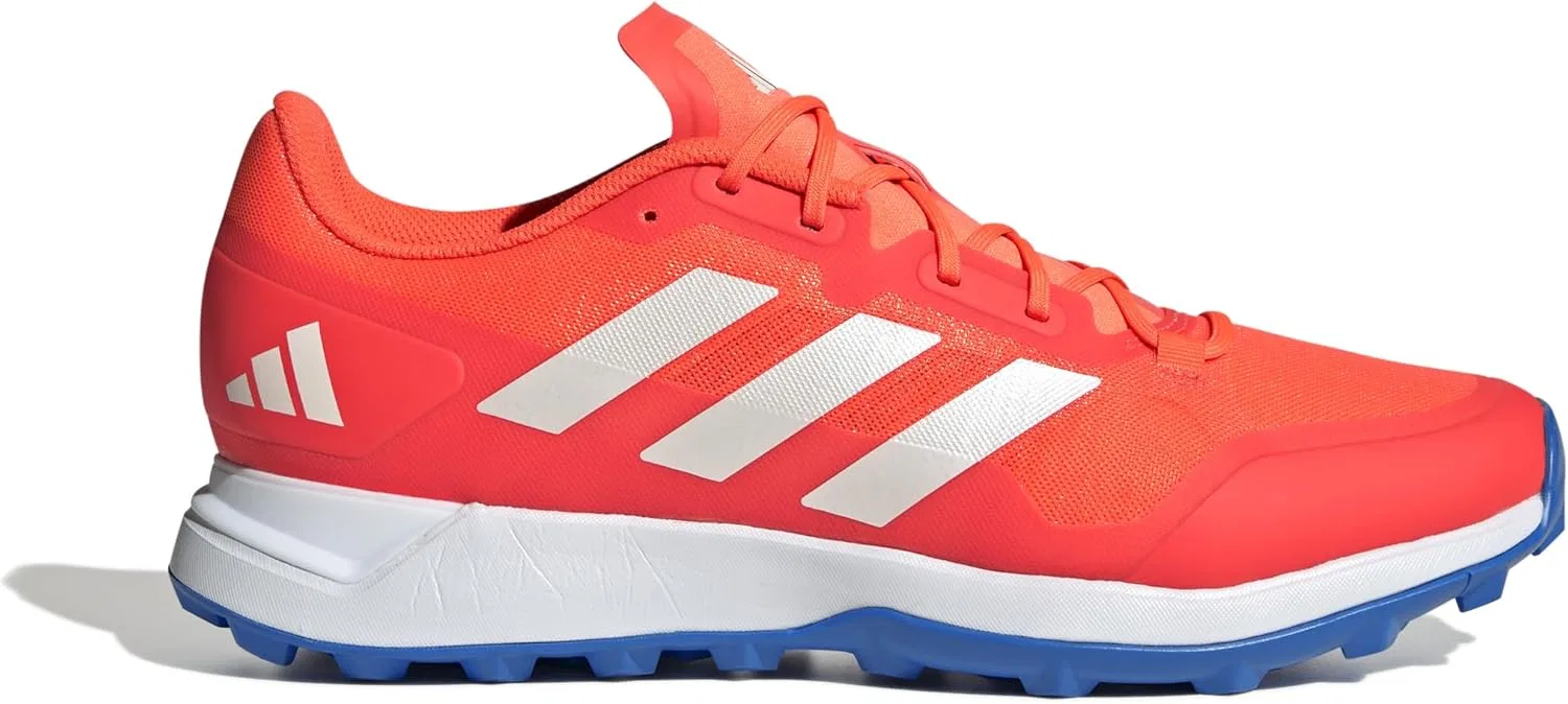 Хоккейные кроссовки Adidas Zone DOX унисекс, Ftwr White Zero Met Bright Royal — фото 2