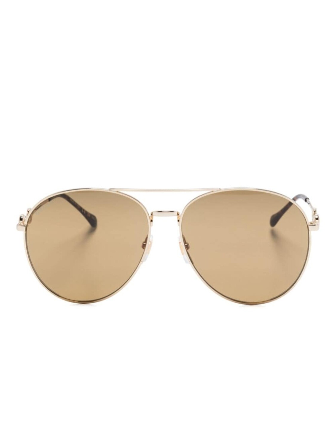 

Солнцезащитные очки Gucci Eyewear с отделкой Horsebit, золотой