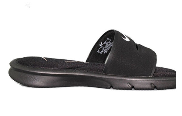 Тапочки ultra comfort slide 'black white' Nike, черный — фото 2