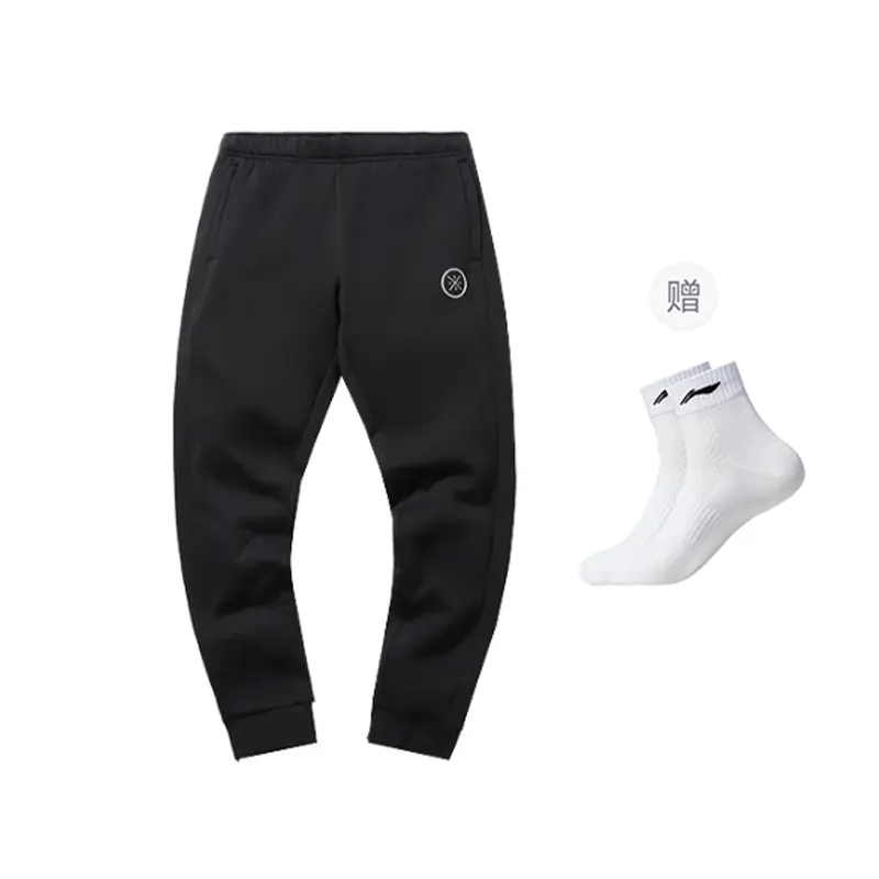 

Мужские вязаные спортивные штаны LiNing, черный